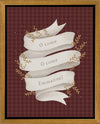 O Come Emmanuel Red Gallery Wrap