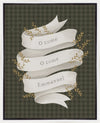 O Come Emmanuel Green Gallery Wrap