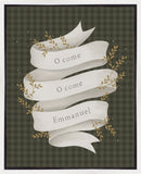 O Come Emmanuel Green Gallery Wrap