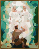Two Personages Large Wall Art Gallery Wrap