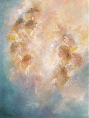 The Heavens Are Open Large Wall Art Gallery Wrap