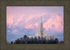 Payson Temple Winter Evening