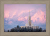 Payson Temple Winter Evening