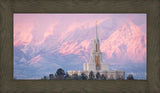 Payson Temple Winter Evening