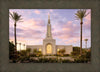 Redlands Temple Fountain Sunset