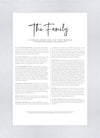 The Proclamation To The Family