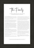 The Proclamation To The Family