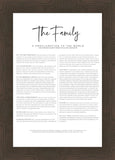 The Proclamation To The Family