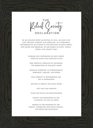 The Relief Society Declaration