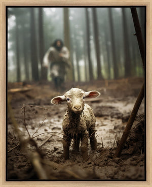 The Good Shepherd is on the Way Gallery Wrap