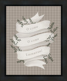 O Come Emmanuel Tan Gallery Wrap