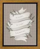 O Come Emmanuel Tan Gallery Wrap