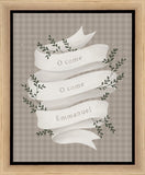 O Come Emmanuel Tan Gallery Wrap