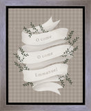 O Come Emmanuel Tan Gallery Wrap