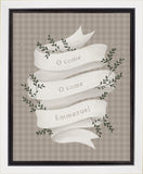 O Come Emmanuel Tan Gallery Wrap