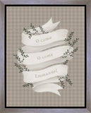 O Come Emmanuel Tan Gallery Wrap