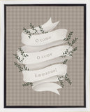 O Come Emmanuel Tan Gallery Wrap