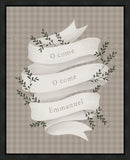 O Come Emmanuel Tan Gallery Wrap