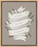 O Come Emmanuel Tan Gallery Wrap