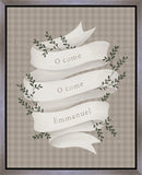 O Come Emmanuel Tan Gallery Wrap