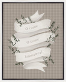 O Come Emmanuel Tan Gallery Wrap