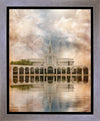 Millennial Reflection Bountiful Utah Temple Gallery Wrap