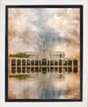 Millennial Reflection Bountiful Utah Temple Gallery Wrap