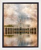 Millennial Reflection Bountiful Utah Temple Gallery Wrap