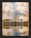 Millennial Reflection Bountiful Utah Temple Gallery Wrap