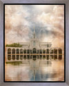 Millennial Reflection Bountiful Utah Temple Gallery Wrap