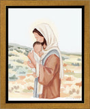 The Saviors Love - Black Hair Gallery Wrap