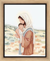 The Saviors Love - Black Hair Gallery Wrap
