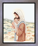 The Saviors Love - Black Hair Gallery Wrap