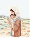 The Saviors Love - Black Hair Gallery Wrap