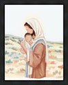 The Saviors Love - Black Hair Gallery Wrap