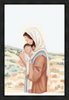 The Saviors Love - Black Hair Gallery Wrap