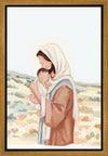 The Saviors Love - Black Hair Gallery Wrap