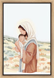 The Saviors Love - Black Hair Gallery Wrap