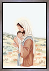 The Saviors Love - Black Hair Gallery Wrap