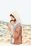 The Saviors Love - Black Hair Gallery Wrap