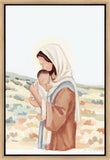 The Saviors Love - Black Hair Gallery Wrap