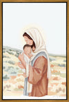 The Saviors Love - Black Hair Gallery Wrap