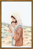 The Saviors Love - Black Hair Gallery Wrap