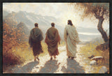 Jesus Went With Them Gallery Wrap