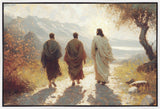 Jesus Went With Them Gallery Wrap