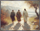 Jesus Went With Them Large Wall Art Gallery Wrap