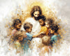 Become Like Little Children Large Wall Art Gallery Wrap