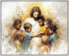 Become Like Little Children Large Wall Art Gallery Wrap