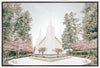 Sweet is The Work Portland Oregon Temple Gallery Wrap