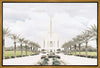 Sweet is The Work Gilbert Arizona Temple Gallery Wrap